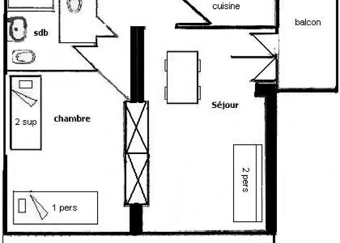 Lägenhet L'aconcagua - 2 Pieces 5 Pers.- Aconcagua - 403ac - Plagne Centre Mae-7384